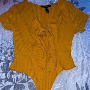 Cute orange bodysuit